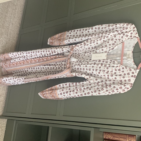 NWT Cleobella | Blakely Cotton Long Sleeve Midi Dress L - Picture 6 of 9